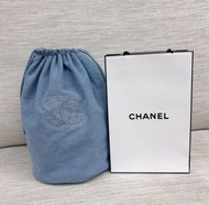 CHANEL BEAUTÉ 丹寧牛仔贈品水桶包