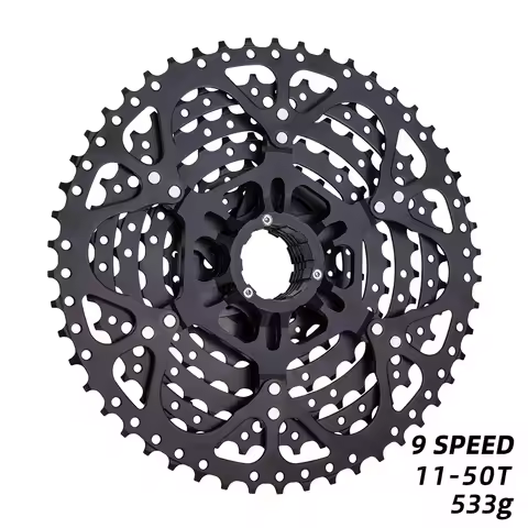 MTB 9 Speed 11-50T Cassette Mountain Bike Wide Ratio 9v k7 Compatible With Shimano M430 M4000 M590 B