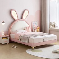 Girl Kids Bed Princess Bed Kids Bed Frame Suspension Type Single Bed Apartment Super Single Bed