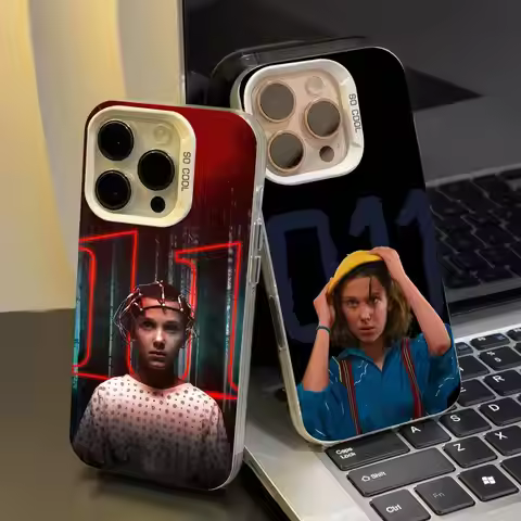 1PC Actor M-Millie B-bobby B-brown Phone Case for IPhone 17 Max 16 Pro Mobile Shell 14 13 15 Soft Sh