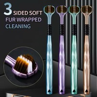 360 Degree Three-sided Toothbrush All-round Wrapped Soft Bristle Interdental Brush No Dead Angle 3D 