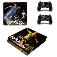 FIFA2022 PS4 Slim สติกเกอร์ Play Station 4สติกเกอร์สกินรูปลอกสำหรับ PlayStation 4 PS4คอนโซลควบคุมและผิว