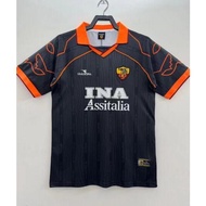 1998-99 99-00 ROMA Home Away Retro Soccer Jersey Football Vintage Sports Jersey