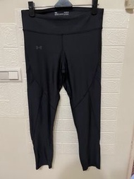 UNDER ARMOUR | UA運動緊身褲瑜伽褲Heatgear黑色L