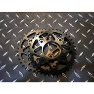 {YX} YX Parts MSX125 RK428 Chainring Set/Steel Plate/YX Aluminum Alloy 37 Chainring/DID Gold Chain/R
