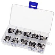 200PCS Transistor Assortment PNP NPN TO-92 BC327 BC337 2N2222 2N2907 2N3904 2N3906 S8050 S8550 A1015