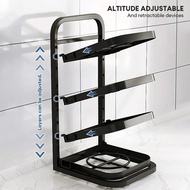 ♞,♘NETEL Pot Rack Kitchen Adjustable Pans Organizer Multi-layer countertop corner put under the sin