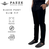 Pazze Slack Pant 4 Way Stretch Cutting Slim Fit Black Dark Blue Dark Grey Navy Blue Size 27-38 - LP2