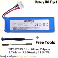 Batre / Baterai / Battery Original Replacement Jbl Flip4 / Flip 4