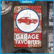 Garage Favorites Vintage Metal Tin Sign Metal Tin Wall Art for Bar Pub Cafe 11.81x7.87in [Bellare.my
