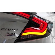 CIVIC FC TAILLAMP RUNNING SMOKE V5 LAMPU BELAKANG