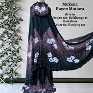 mukena atas bawah Rayon premium adem dan tebel mukena Batik motif abstrak