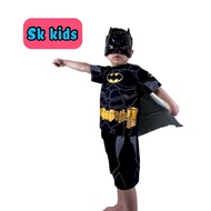Batman Kids Costume Shorts Bonus Mask Batman Costume