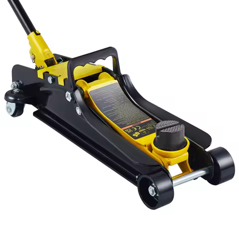 SucceBuy 2.5T Floor Hydraulic Jack Pneumatic Low Profile Floor Jack Heavy-Duty Steel Racing Floor Ja