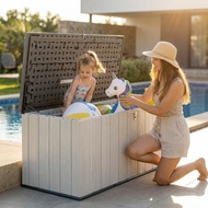 Waterproof yard cabinet, large storage cabinet, rainproof, sun-proof, large capacity, outdoor cabine