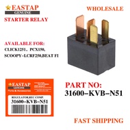 Relay Assy/Starter Relay CLICK125I , PCX150 , SCOOPY-I , CRF250, BEAT FI 31600-KVB-N51-EASTAP