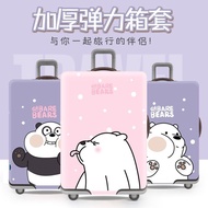 Luggage Protective Cover Luggage Protective Cover Suitcase Protective Cover Suitcase Anti-dust Cover Cute Elastic Luggage Consignment Suitcase Cover Protective Cover