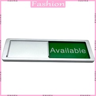 NAV In Use or Available Sign for Home Office Hotles Hospital Restroom Vacant Occupied Magnetic Slide