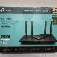 全新 雙2.5G port WiFi 6 router 路由器 tp-link Archer AX55 Pro, 支援2500M寬頻