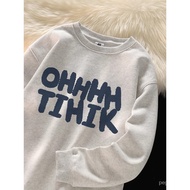 Taiwan Shipment Girls Clothes University T Sweatshirt American Loose Boys Same Style Korean Version 