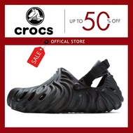 original Bembury x Crocs Pollex Clog Sports Beach sandals for men and women Waterproof slippers black orange