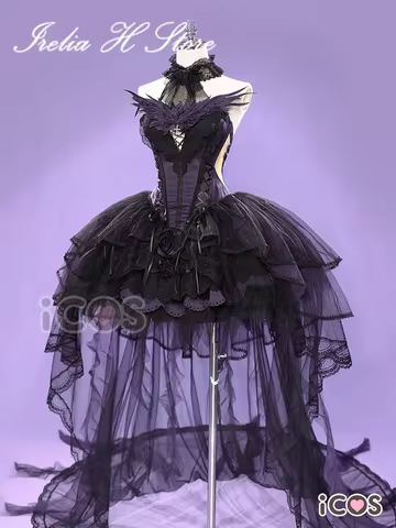 in stock Irelia H Store Puella Magi Madoka Magica Akemi Homura Cosplay Costume women Witch lolita dr