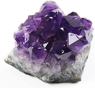 Nvzi Amethyst Crystals, Amethyst Cluster, Amethyst Clusters for Witchcraft, Amathesis Crystal, Raw Amethyst, Natural Amethyst Geode Cave Crystals and Healing Stones(0.2Lb)