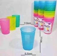 12 Pcs Gelas Plastik Tebal Ukuran Besar/Gelas Minum /Gelas Travel /Gelas Alaska