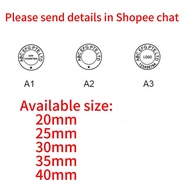 Company Round Stamp Chop