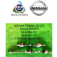 NISSAN TEANA J32 2.5L V6 FRONT DRIVE SHAFT