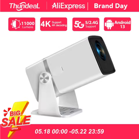 ThundeaL HD Mini Projector TD90 PK TD80W 1080P WiFi Android TD80 Projector Home Theater Cinema 3D Ph
