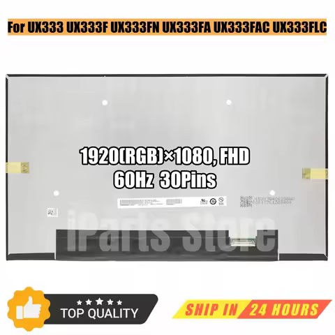 iParts Replacement Display for Asus Zenbook 13 UX333 UX333F UX333FN UX333FA UX333FAC UX333FLC Laptop