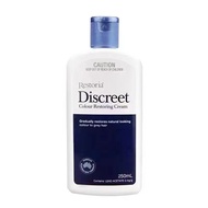 Restoria Discreet 250g เรสโตเรีย ดีสครีท ครีมแต่งผมดำ เปลี่ยนสีผมขาว คืนสู่สีผมที่แลดูเป็นธรรมชาติ ค