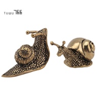 2Pcs Snail Decor Solid Snail Ornaments with Decor Effect the Meaning of the Snail Walk Slowly