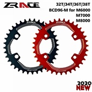 2020 ZRACE Chainrings Chainwheels BCD96-M for M8000 M7000 M6000,32T 34T 36T 38T AL7075 CNC process, 