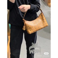 [Mcm] 24 New Style HOBO Croissant Bag Vacation Must-Have Style Underarm Bag Shoulder Bag Hand Bag Fi