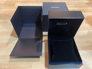 Seiko กล่อง seiko กล่องไซโก้ กล่องนาฬิกา seiko กล่องนาฬิกาไซโก้ แท้ สีดำ 2 ชั้น