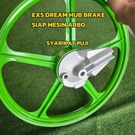 EX5 DREAM Rear Brake Hub Only Suitable for AR80 Engine 1 Piece
