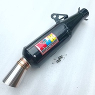 Nlk 51mm inlet canister only muffler exhaust muffler type pipe Daeng muffler NLK Aun pipe Daeng sai4