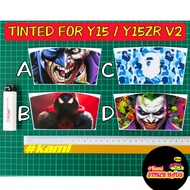 Meter Tinted Yamaha Y15 / Y15ZR V2 Sticker Lampu Meter Half Transparent with Designs meter yamaha y1