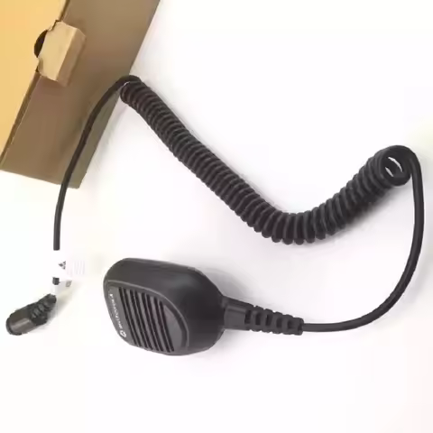 Two Way Wired Microphone for Motorola, Car Radio, Remote Speaker, RMN5051A, M8668, M8668i, DM3601