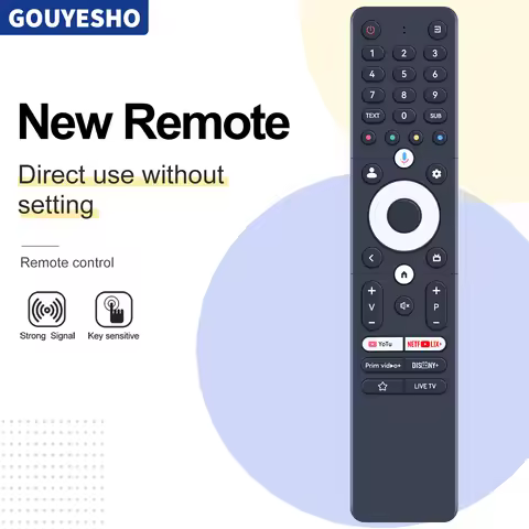 New Remote Control For SANSUI Caixun THOMSON SMART TECH TV