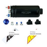 50-1005 400LPH High Pressure Inline Fuel Pump Kit E85 Compatible 0580254044 +60MM Fuel Filter Bracke
