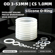 20-50PCS Wire Diameter 1.mm * Outer Diameter 3-53mm Fixed Large Size Waterproof Rubber Ring Sealing 