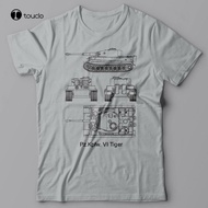 Battle Tank Kpfw Tiger T-Shirt, Germany Wwii Ww2 Tanks Shirt Tops Tee