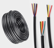 3M 16-14AWG Multi Core Signal Wire Black PVC Insulated Sheath Power Cable  UL2464 Heat Resistant Fle