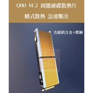 M.2 NVMe 2280 SSD Solid State Drive Dedicated Radiator Pure Copper Silver-Containing Aluminum Alloy+