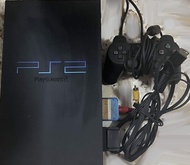 PS2 遊戲機 連 1手掣 欠缺電源線 (厚機)