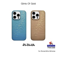 PITAKA Glints Of Gold Shockproof Case Genuine Kevlar 1 Premium Grade For iPhone16Pro/16Promax