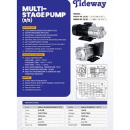 TIDEWAY MULTI-STAGE PUMP HMS4-40 (S/S) (0.75KW, 1"X1")